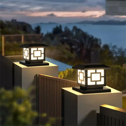 Solar LED Waterproof Outdoor Pillar Light