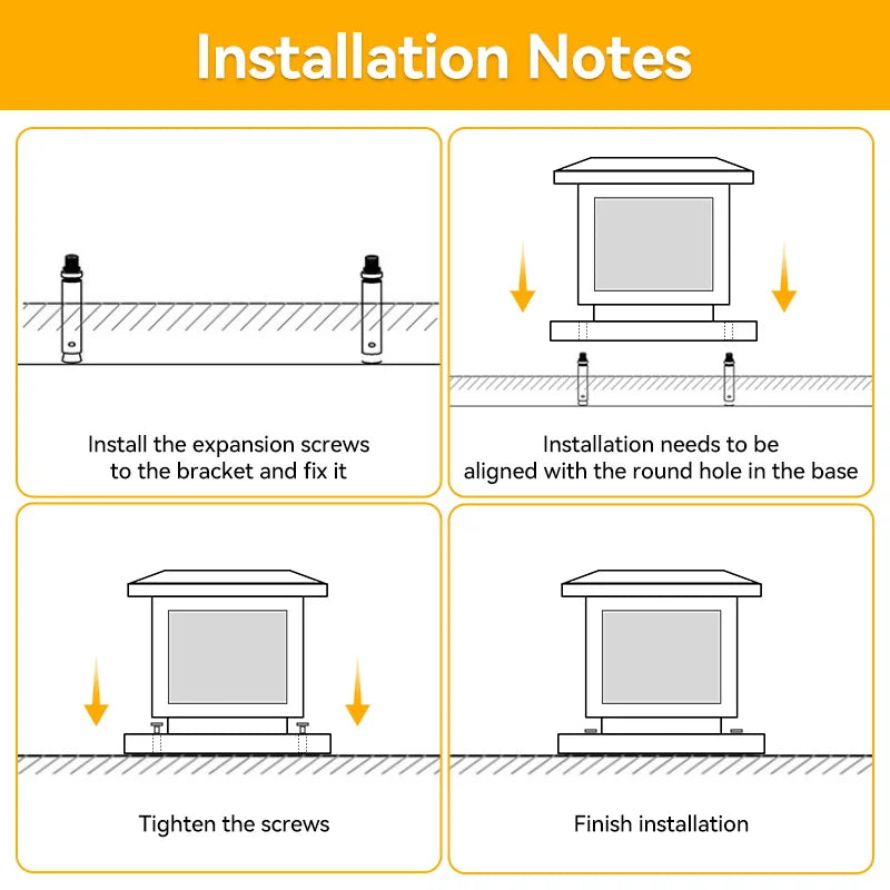 Solar LED Waterproof Outdoor Pillar Light