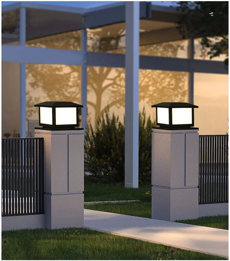 Solar LED Waterproof Outdoor Pillar Light