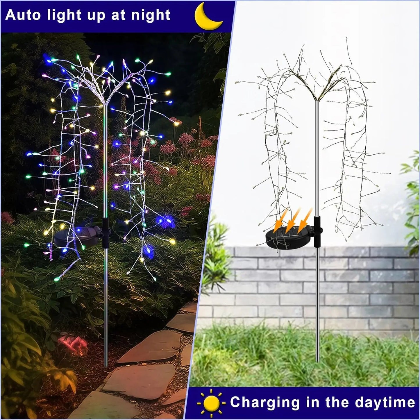 Solar LED Willow Tree Lights