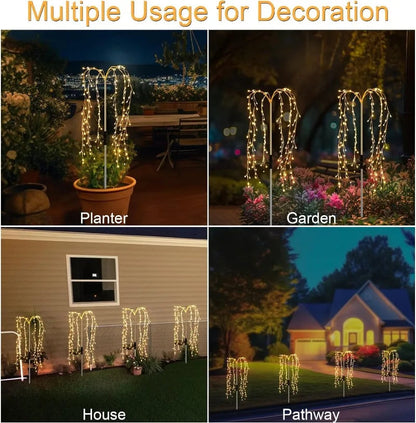 Solar LED Willow Tree Lights