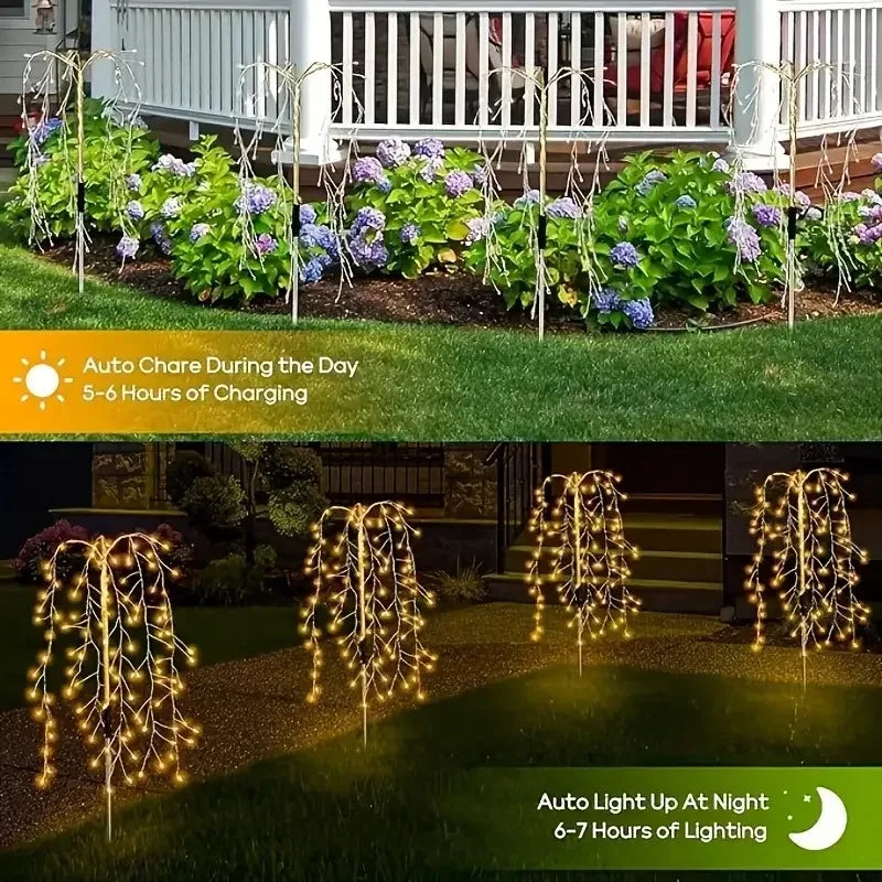 Solar LED Willow Tree Lights