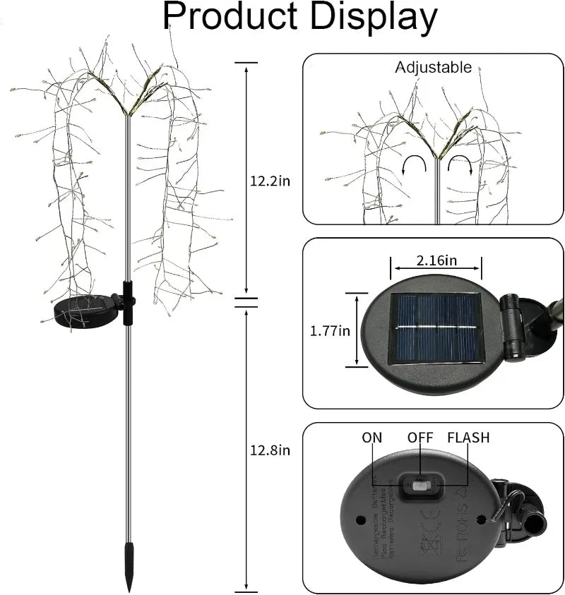 Solar LED Willow Tree Lights