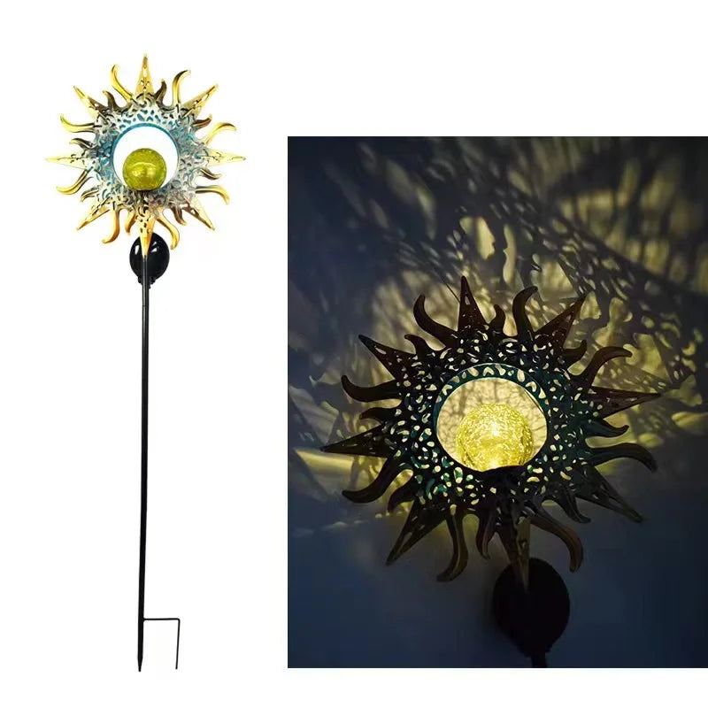 Solar Moon Fairy Garden Light