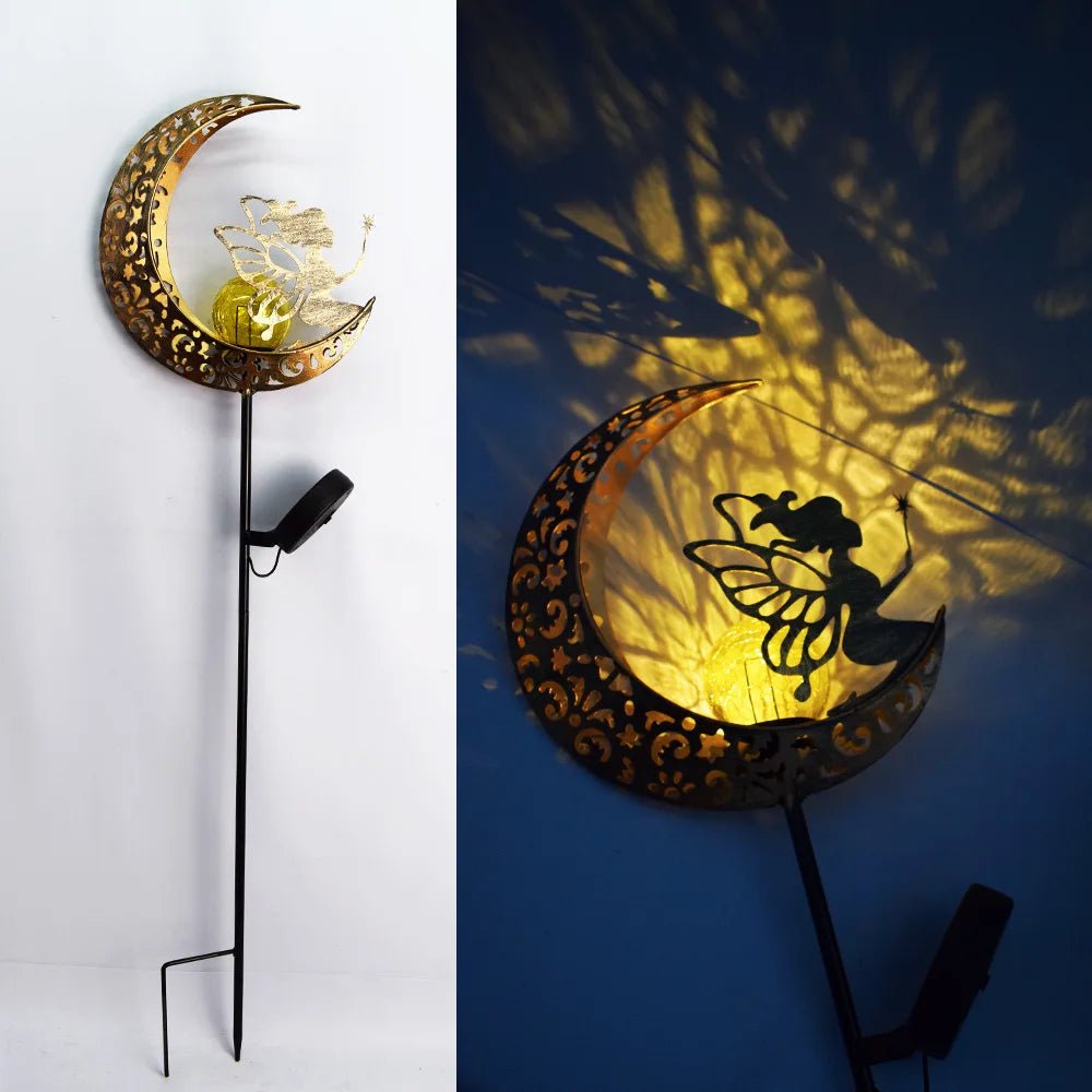 Solar Moon Sun Fairy Lights Outdoor