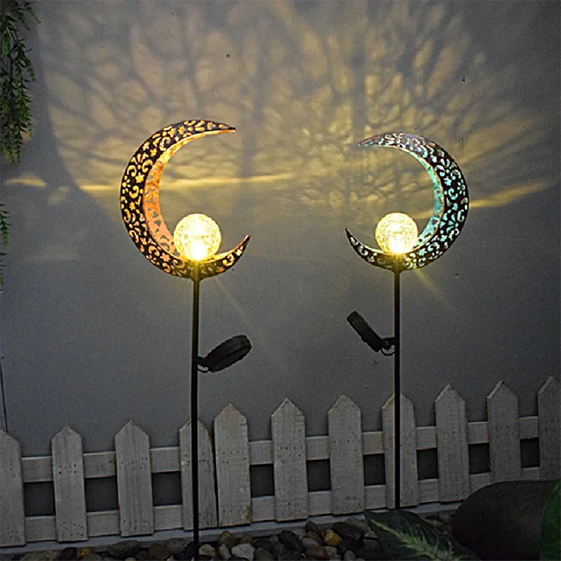 Solar Moon Sun Fairy Lights Outdoor