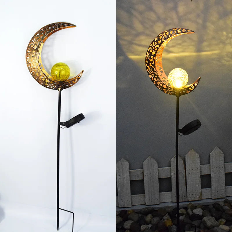 Solar Moon Sun Fairy Lights Outdoor