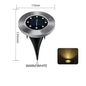 Solar Power Garden Disk Light