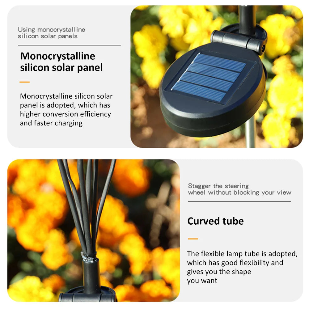 Solar Powered Firefly LED Garden Lights