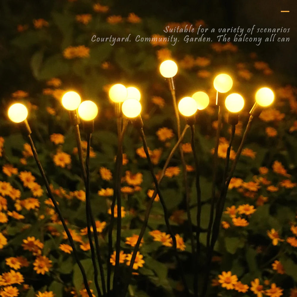 Solar Powered Firefly LED Garden Lights