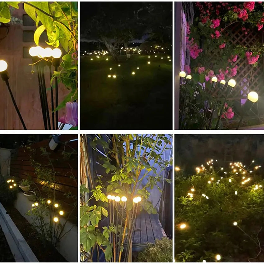 Solar Powered Firefly LED Garden Lights