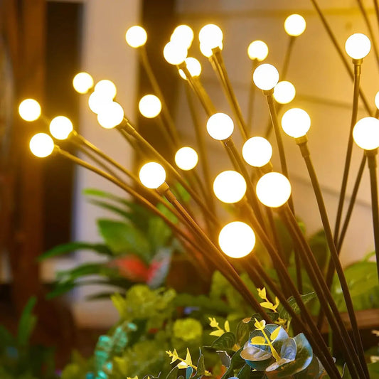 Solar Powered Firefly LED Garden Lights