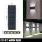 Solar-Powered LED Wall Lamp Outdoor