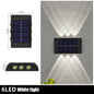 Solar-Powered LED Wall Lamp Outdoor