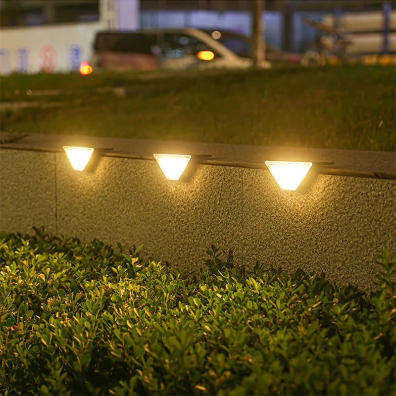 Solar-Powered LED Wall Lamp Outdoor