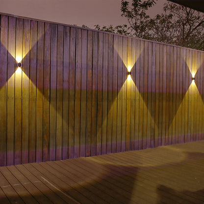 Solar-Powered LED Wall Lamp Outdoor