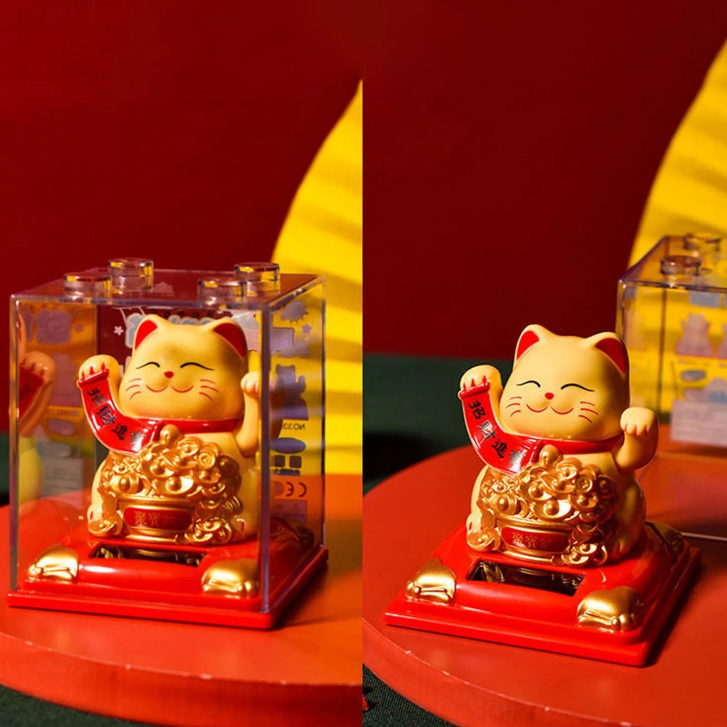 Solar Powered Maneki Neko Cat