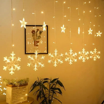 Solar Powered Star Moon String Lights