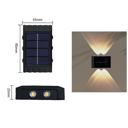 Solar Wall Lamp - Waterproof Outdoor Lighting