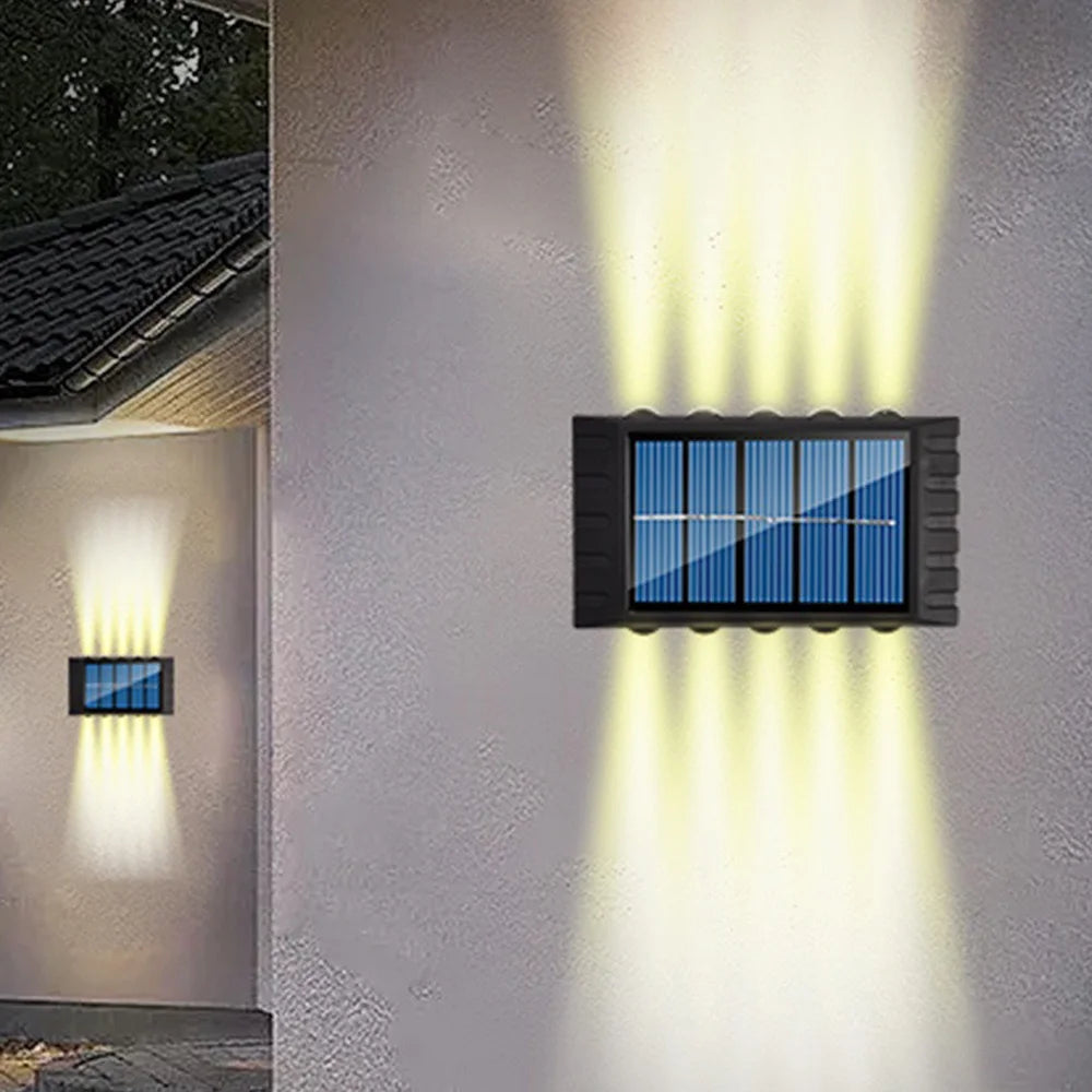 Solar Wall Lamp - Waterproof Outdoor Lighting