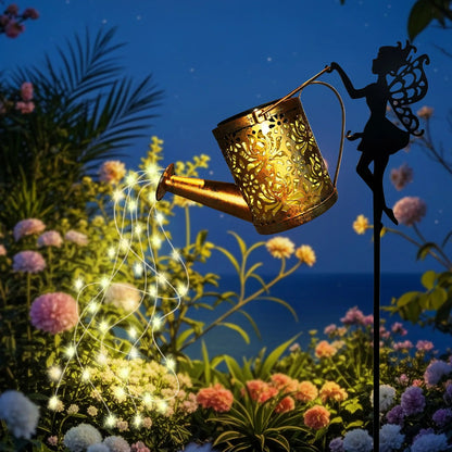 Solar Watering Can Garden Lights