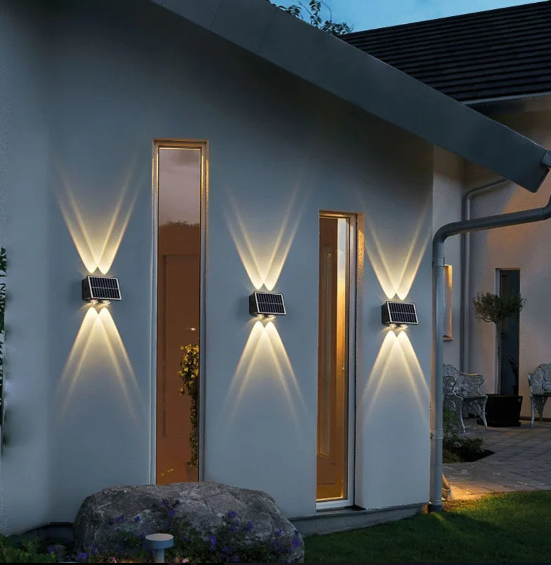 Solar Waterproof Outdoor Wall Lamp