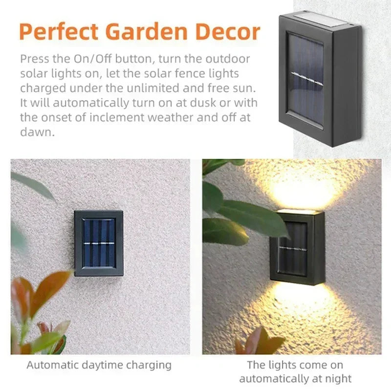 Solar Waterproof Up and Down Lights