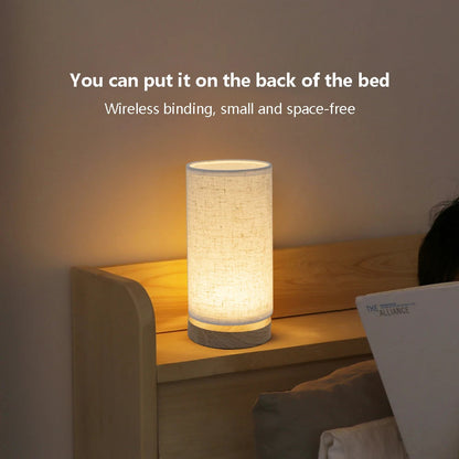 Solid Wood LED Table Lamp