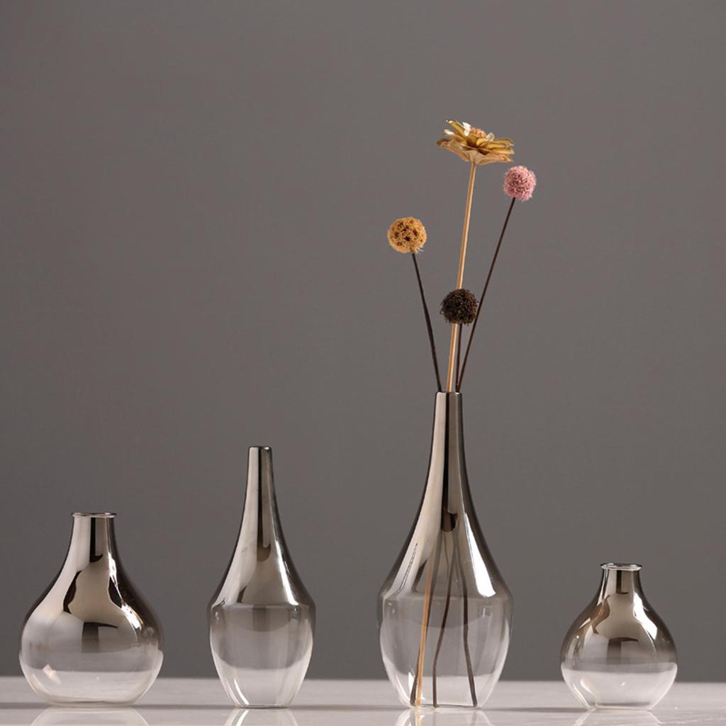 Soot Gradient Glass Flower Vase