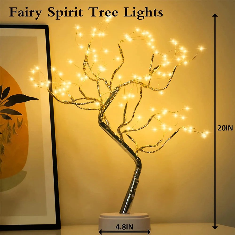 Sparkly Fairy LED Tree Lamp