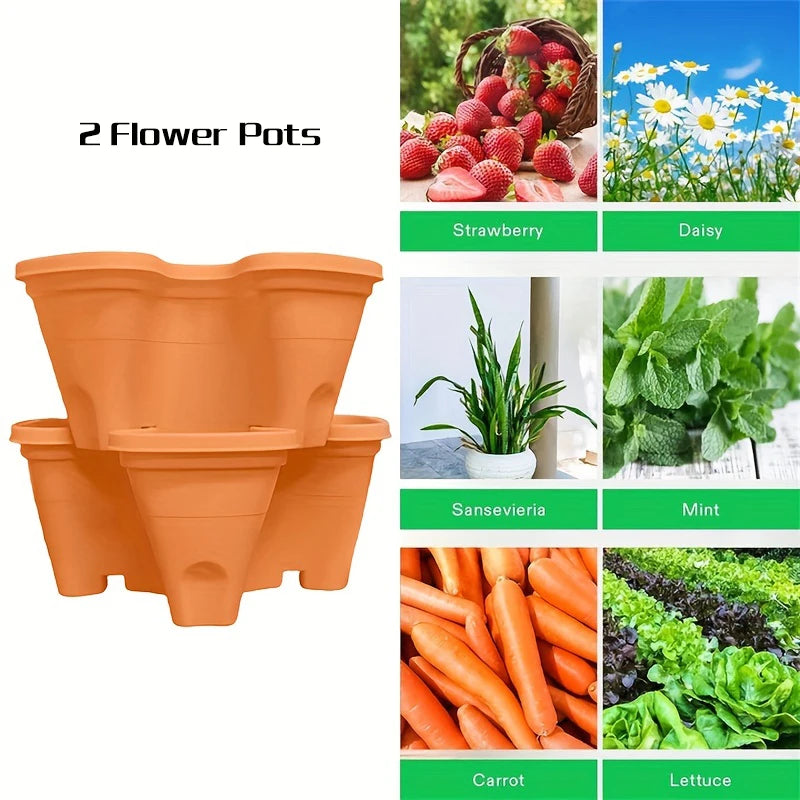 Stackable Strawberry Planter for All