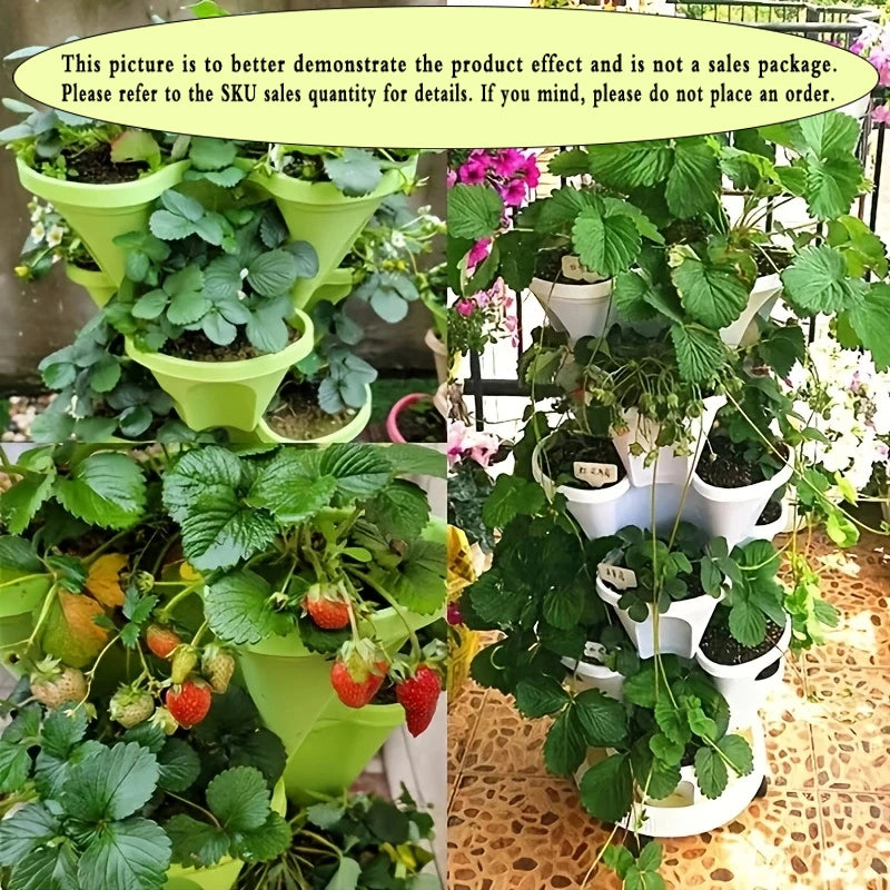 Stackable Strawberry Planter for All