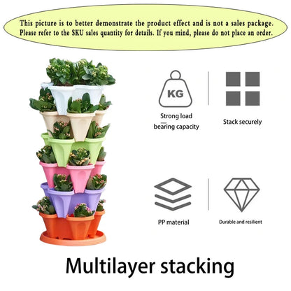 Stackable Strawberry Planter for All