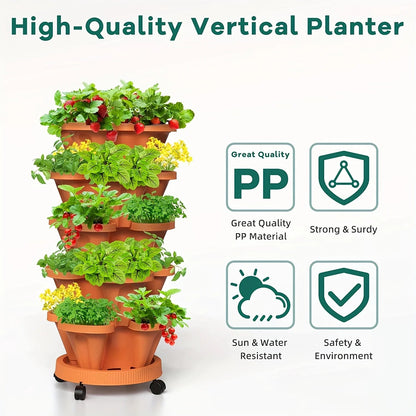 Stackable Strawberry Planter for All