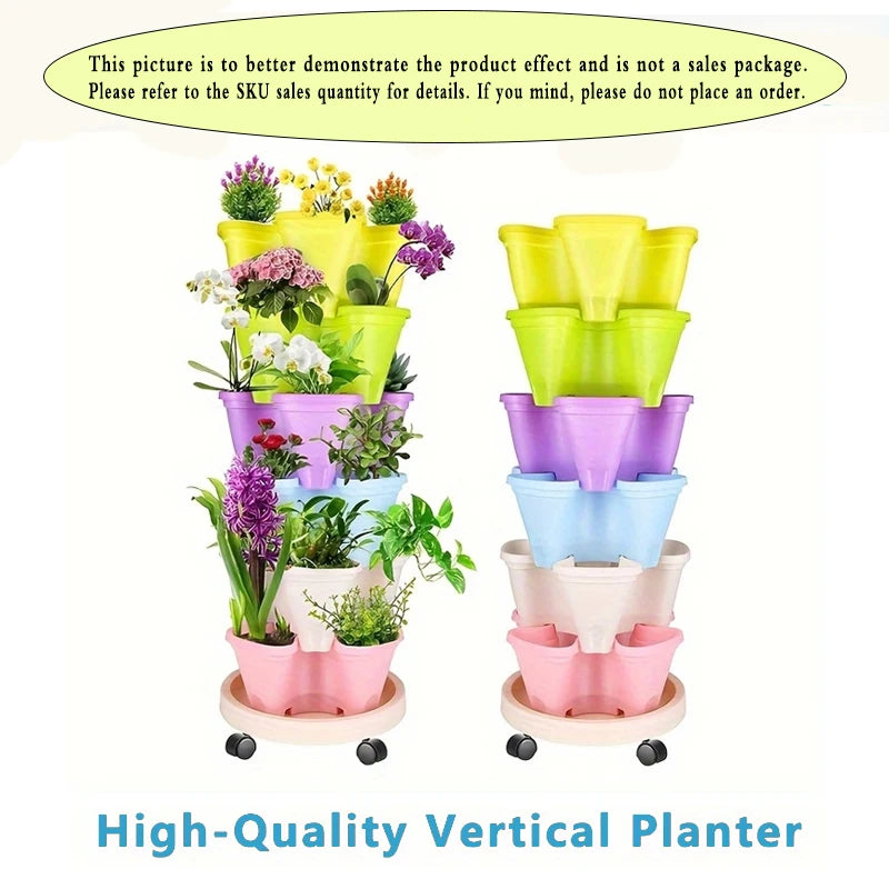 Stackable Strawberry Planter for All