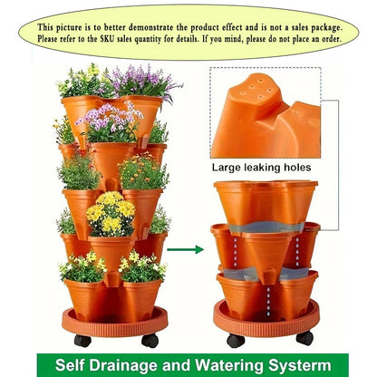 Stackable Strawberry Planter for All