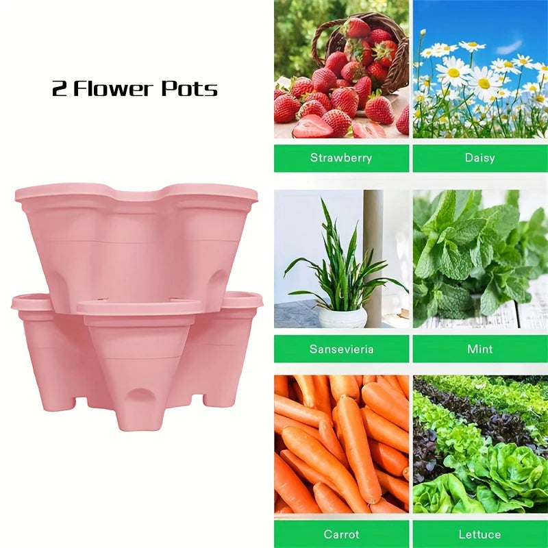 Stackable Strawberry Planter for All