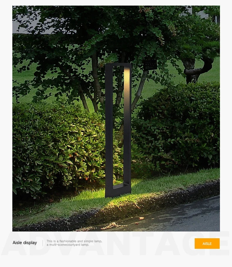 Stylish Waterproof LED Lawn Lamp