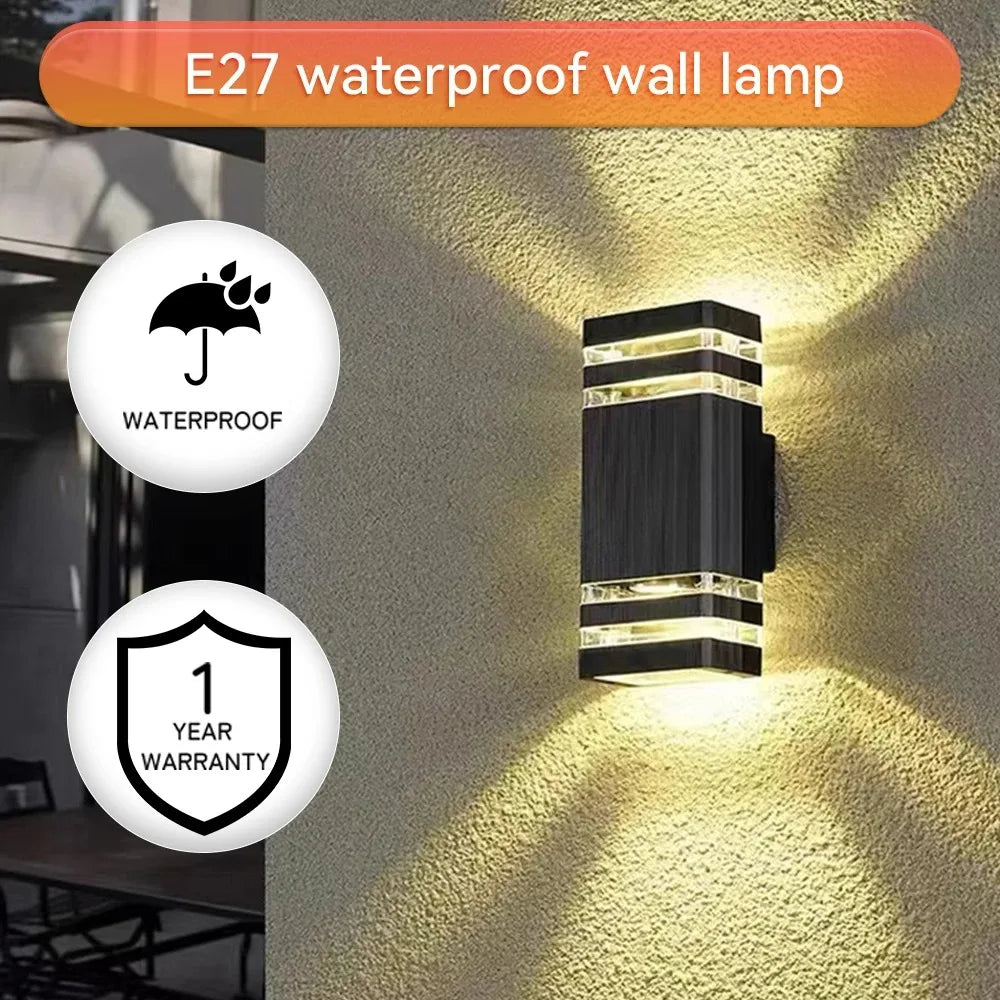 Stylish Waterproof Outdoor Wall Light