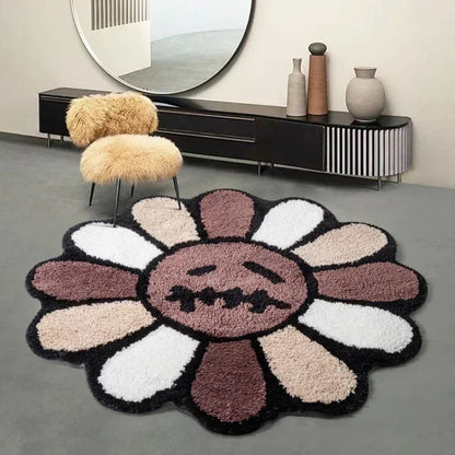 Sunflower Antislip Bathroom Tufted Mat