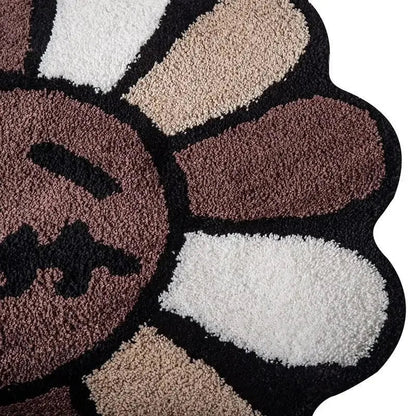 Sunflower Antislip Tufted Bathroom Rug