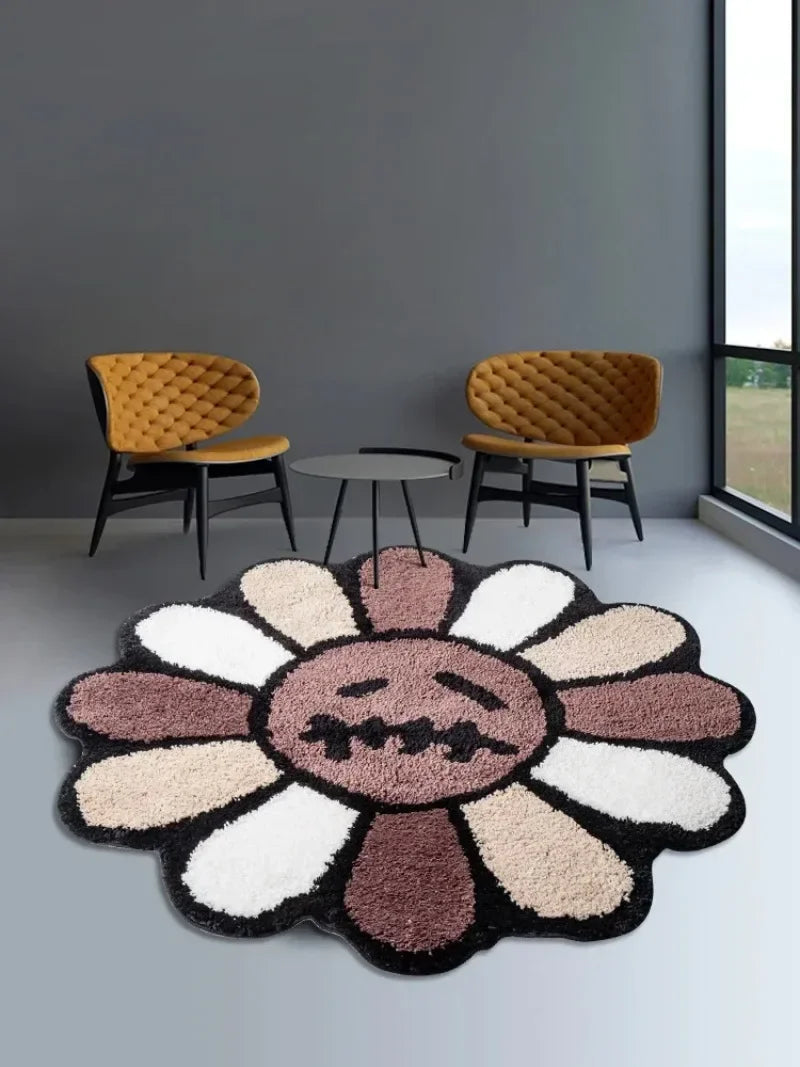 Sunflower Antislip Tufted Bathroom Rug