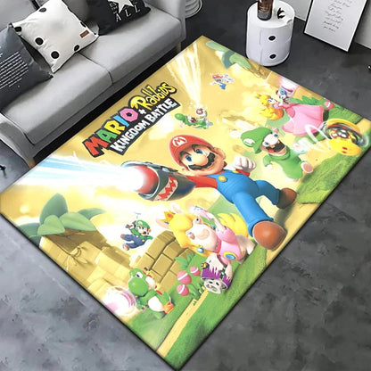 Super Mario HD Printed Area Rug