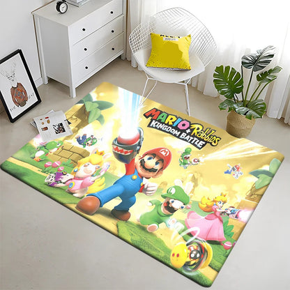 Super Mario HD Printed Area Rug