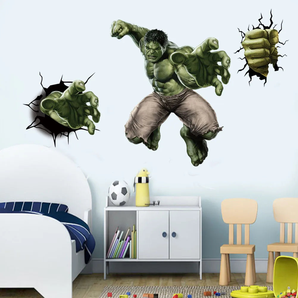 Superhero Wall Stickers for Kids