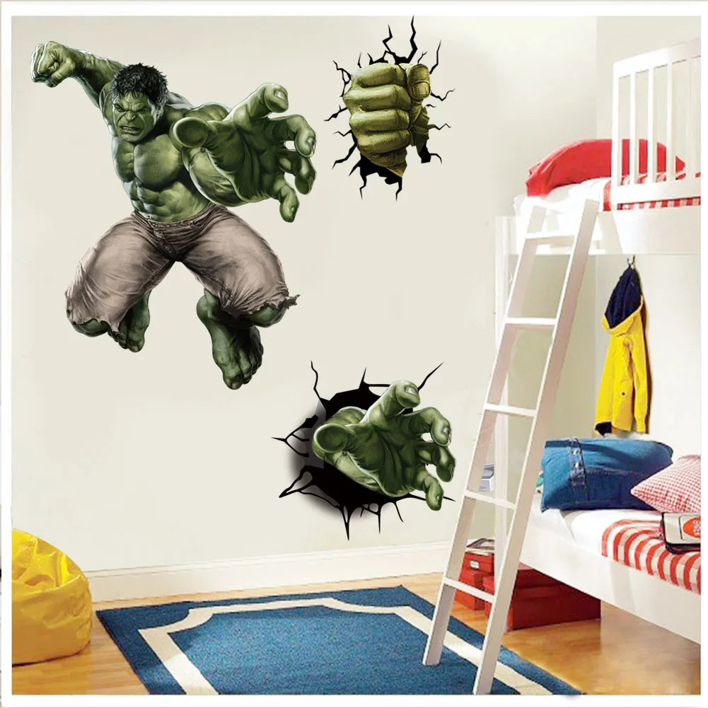 Superhero Wall Stickers for Kids