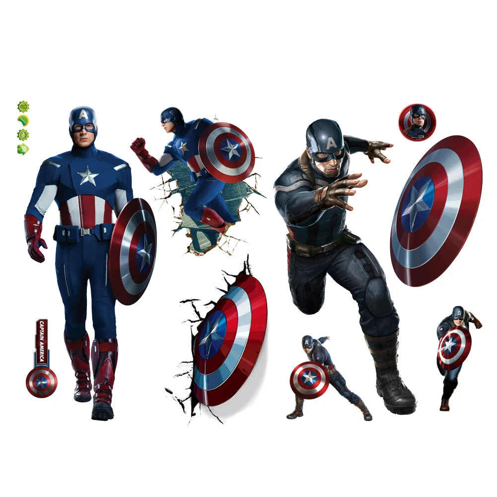 Superhero Wall Stickers for Kids