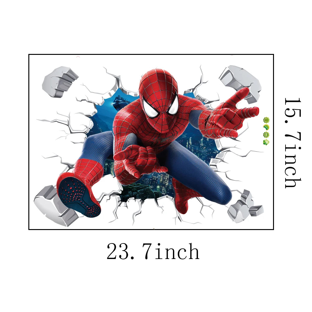 Superhero Wall Stickers for Kids