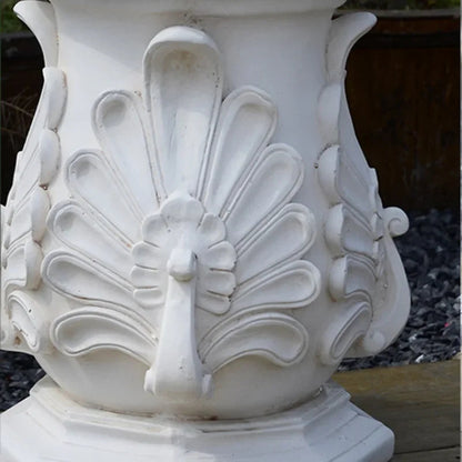 Swan Resin Flower Pot Decoration