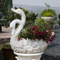 Swan Resin Flower Pot Decoration